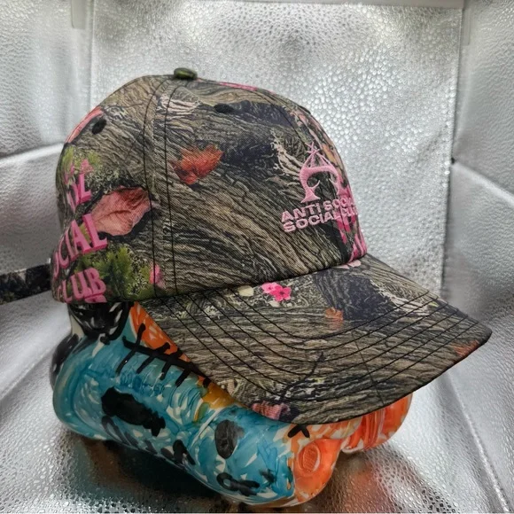 Anti Social Social Club Camouflage dad hat - Picture 4 of 5